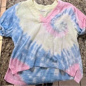 Karlie cotton tye died blouse Medium